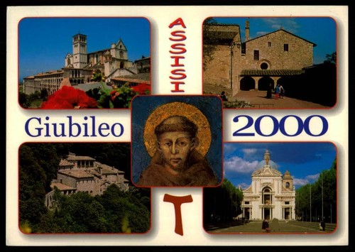 Cartolina italia san francesco - italia,