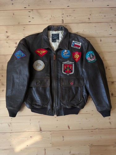 Giacca pelle vintage - giacca, avirex