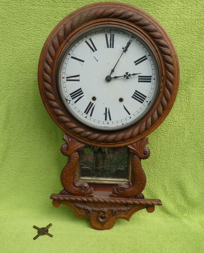 Antico orologio parete - parete, con