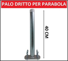 Palo Staffa da Balcone Supporto Corto Per Parabola Antenna Satellitare 40 Cm ^