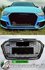 GRIGLIA CALANDRA MASCHERINA NERA AUDI A3 8V 16-20 SLINE SPORTBACK S3 RS3 LOOK