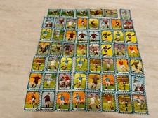 Lotti di 55 figurine cartonate