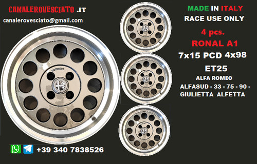Cerchi lega alfa romeo ronal - romeo,