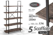 Scaffale metallo libreria - scaffale,