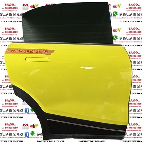 Portiera posteriore destra - destra, dx