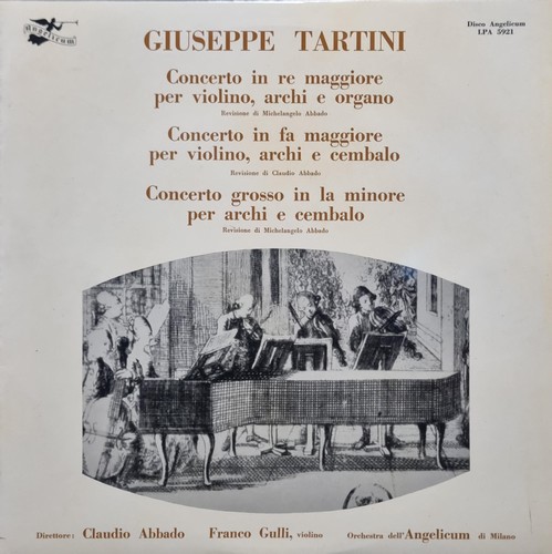 Tartini concerti franco - –, /