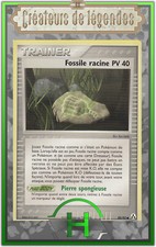 Fossile racine PV 40 - EX:Créateurs de Légendes - 80/92- Carte Pokemon Française