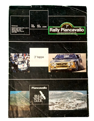 1986 rally piancavallo - rally,