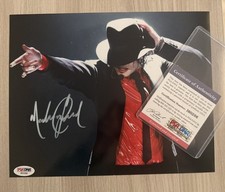 Michael Jackson Signed Photo