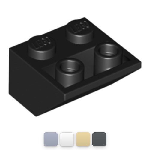 10x lego mattoncini inclinati - 10x,