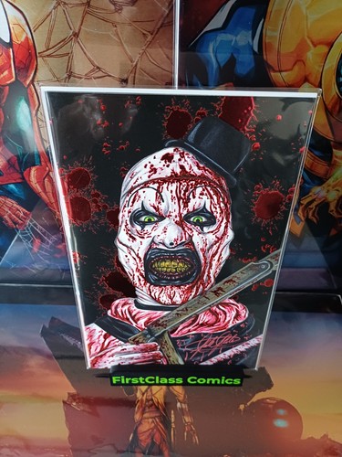 Terrifier embossed foil scott - embossed,