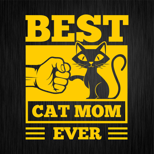 Best cat mom - best, ever