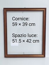 Cornice antica dorata in legno