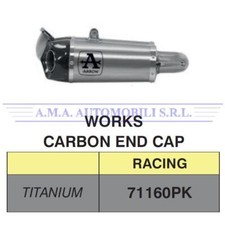 Terminali Works titanio (Dx+Sx) fond.carb Ducati StreetFighter V2 2022 2023 2024