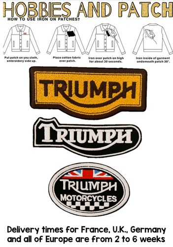 Patch triumph motorcycles - triumph,