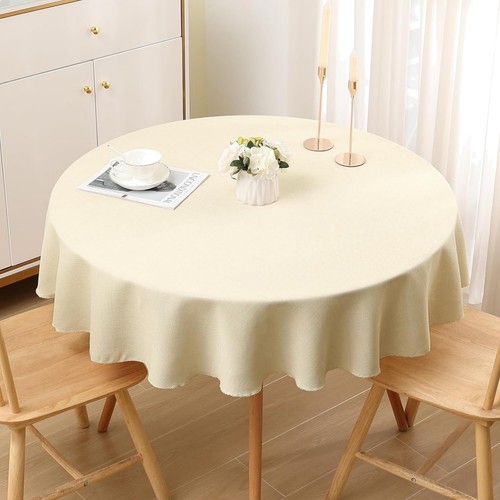 Tovaglia rotonda beige