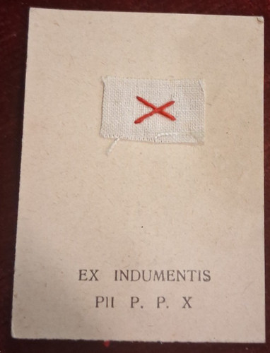 Reliquia indumentis pii - ex,