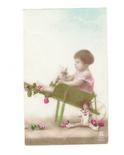 SE1609 ART DECO RAGAZZA CON