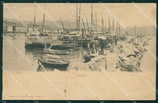 La Spezia città Porto Barche SCOLLATA cartolina MT3122