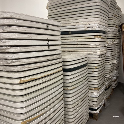 Tavoli resina bianco 140x80 - bianco,