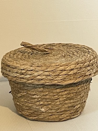 Vintage woven natural grass - vintage,
