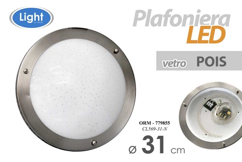 Plafoniera applique tondo - plafoniera,
