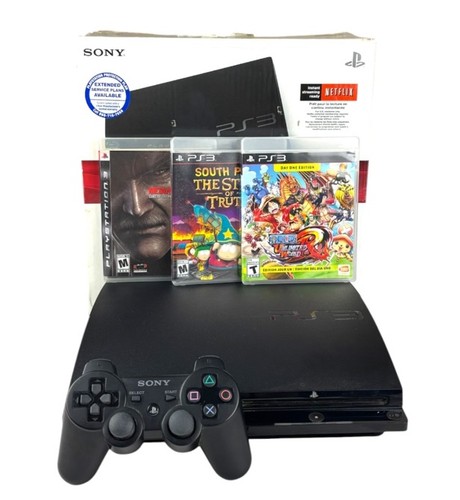 Ps3 slim console with box - ps3,