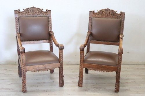 Coppia poltrone stile - coppia, di