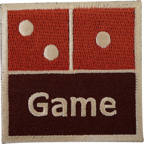 Retro game embroidered iron - retro,