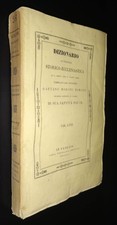 MORONI G.- Dizionario di