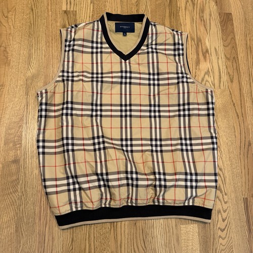 Burberry golf vest uomo taglia - golf,