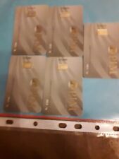 Lotto N°5 lingotti da gr.1 oro puro 999,9 PIM