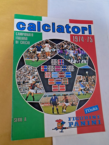 Album calciatori 1974 - album,