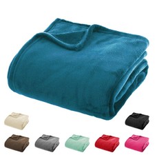 Plaid coperta soffice caldo pile letto divano matrimoniale mezza piazza singolo