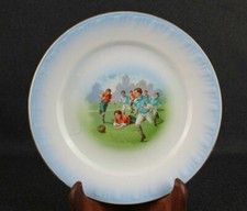 Antico Piatto in porcellana S.G. LOMBARDA MILANO da collezione primi '900 quadro