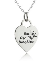 Collana cuore inciso doppia