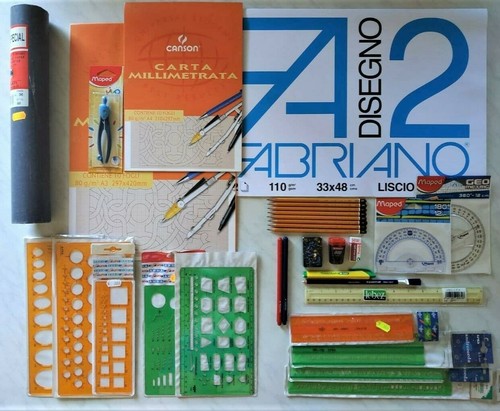 Set disegno tecnico per - , scuola