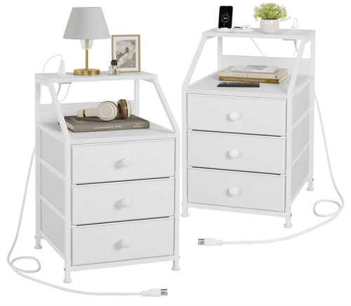 Nuovo reahome comodino bianco - comodino,