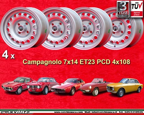 Cerchi alfa romeo 7x14 et23 - 7x14,