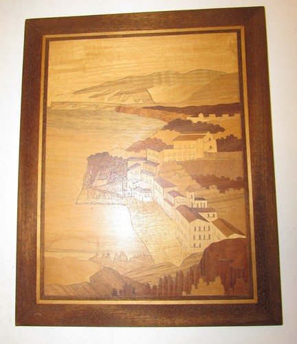 Quadro intarsio artistico - intarsio, su