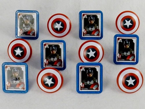 Marvel captain america anelli - marvel,