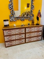 Cassettiera madia buffet mobile etnico porta tv