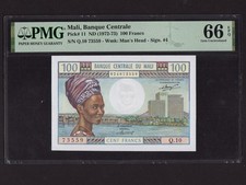 Mali: P-11, 100 franchi