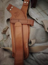 Fondina ascellare in cuoio marrone marca TR Holster, modello 99-70 