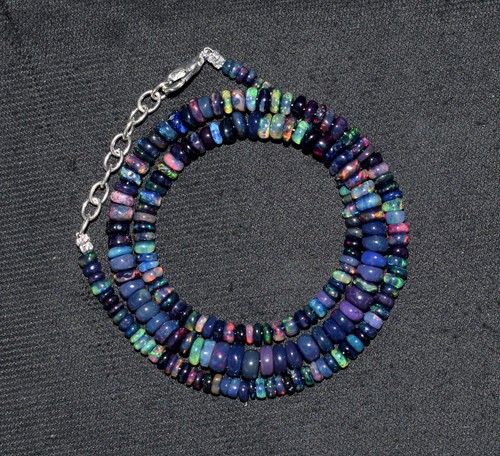 Collana perle pietre - , preziose