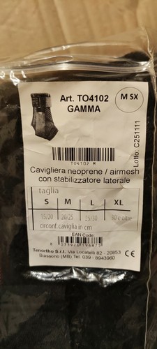 Cavigliera ortopedica tenortho - cavigliera,