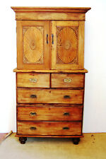 VETRINA COLONIALE credenza etnico indiana antica