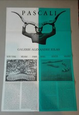 PASCALI PINO IOLAS 1968 ARTE POVERA PIAZZA DEL POPOLO POSTER AFFICHE PLAKAT