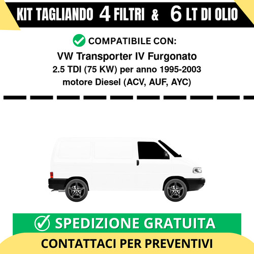 Tagliando per transporter - vw,