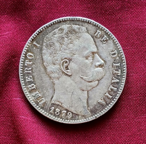 Moneta lire 1879 - 5,